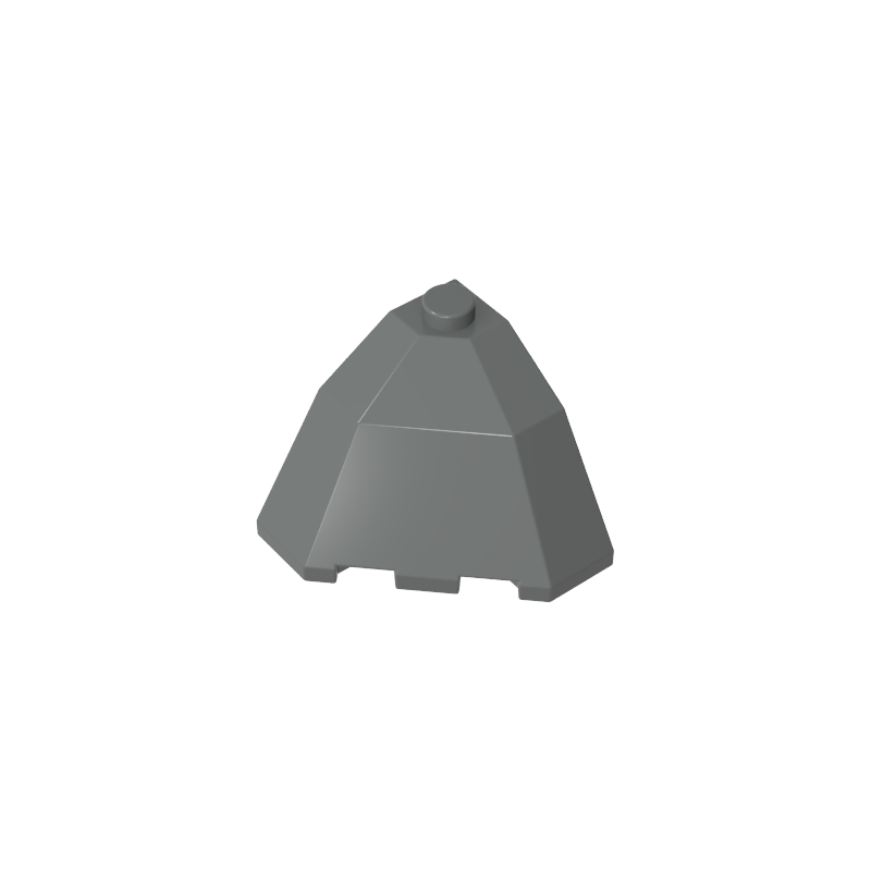 2463 | Brick, Modified Facet 3 x 3 x 2 Top