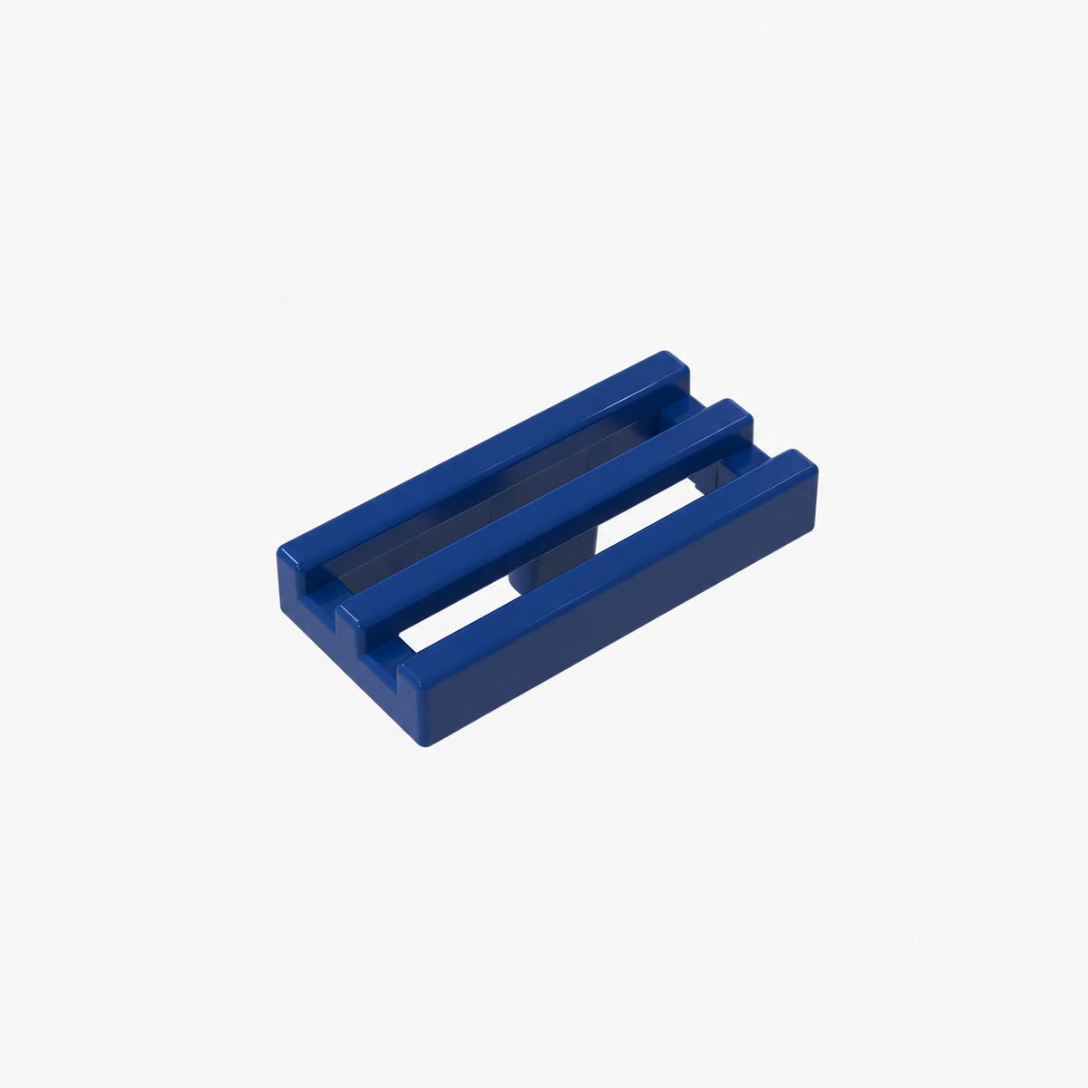 2412b | Tile, Modified 1 x 2 Grille without Bottom Groove / Lip