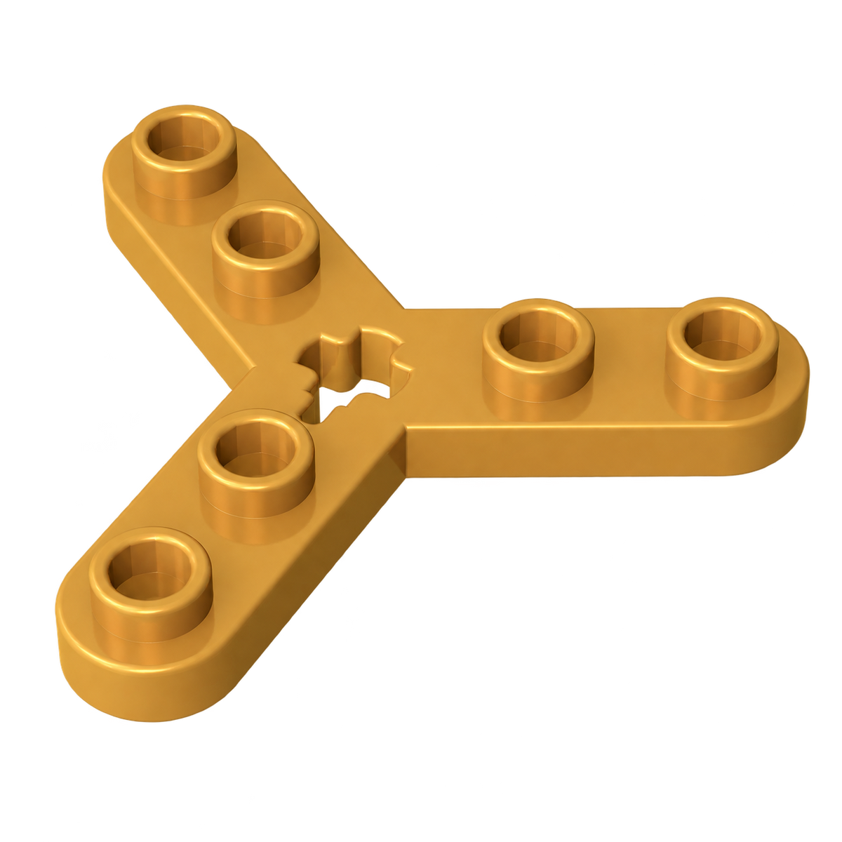 32125 | Technical Plate Rotor 3 Blade with Smooth Ends and 6 Studs (Propeller)