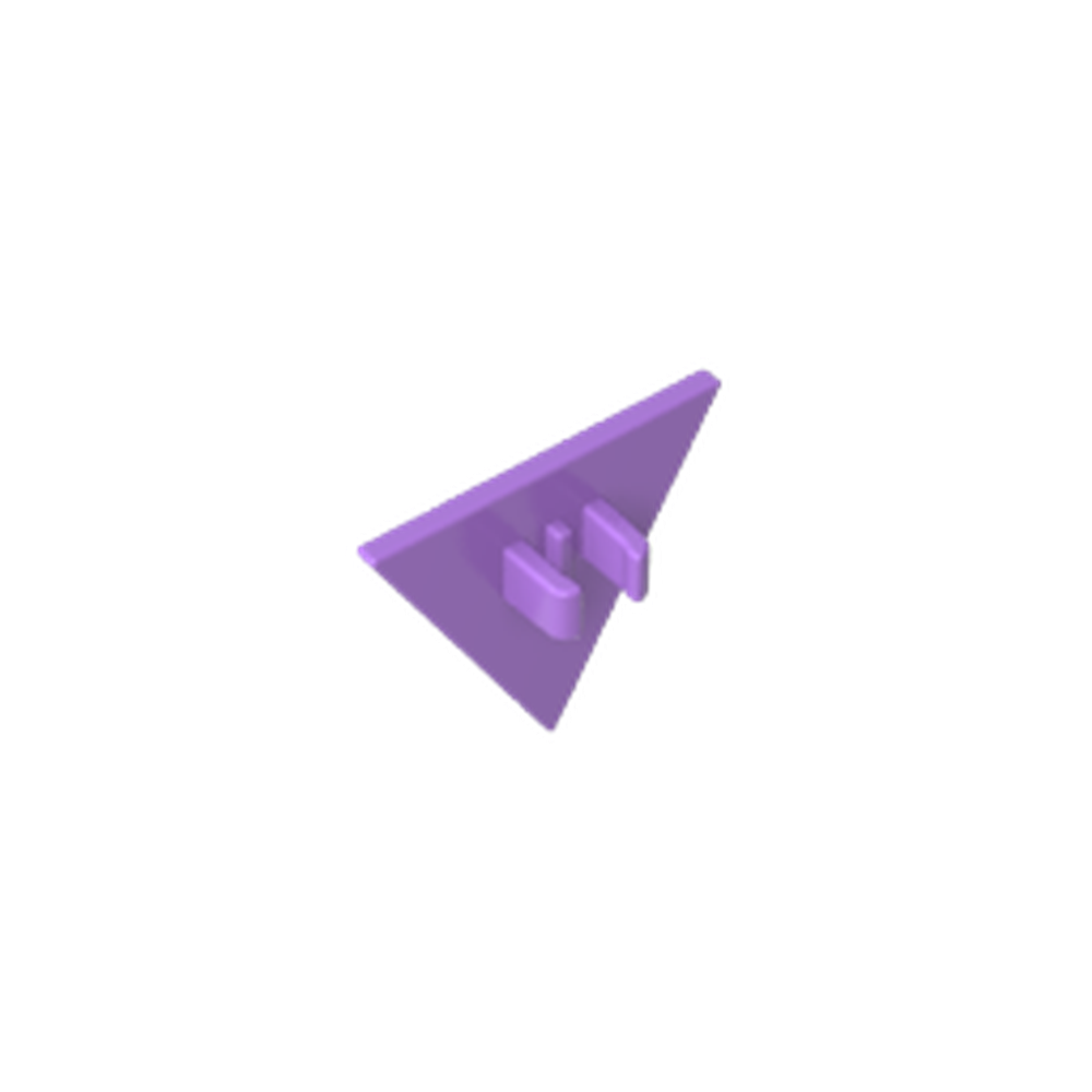 30259a | Road Sign 2 x 2 Triangle with Clip