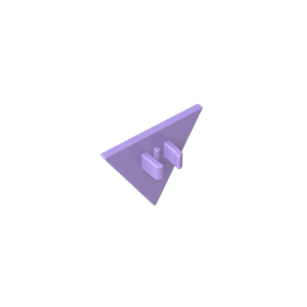 30259a | Road Sign 2 x 2 Triangle with Clip