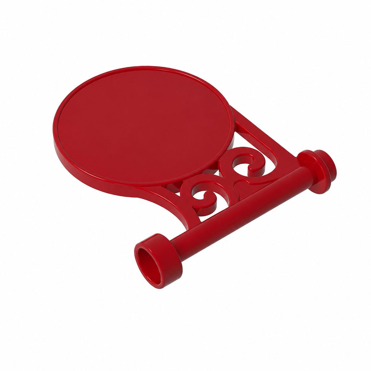 13459 | Road Sign Round on Pole with Flat Top Attachment
