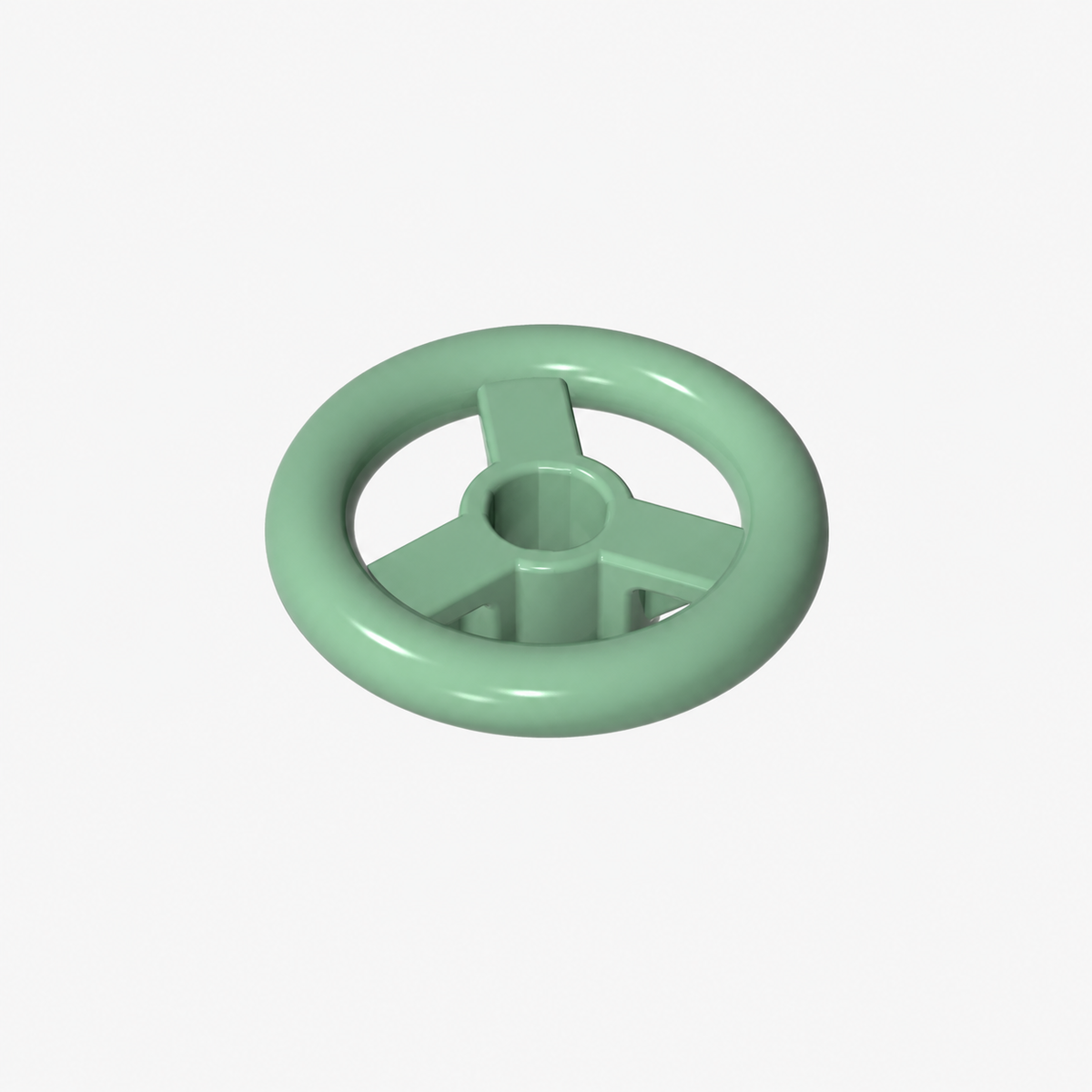 16091 | Vehicle, Steering Wheel Small, 2 Studs Diameter