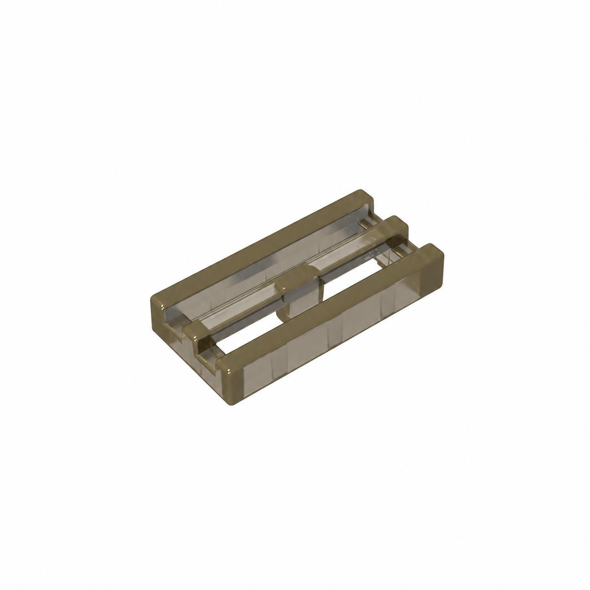 2412b | Tile, Modified 1 x 2 Grille without Bottom Groove / Lip
