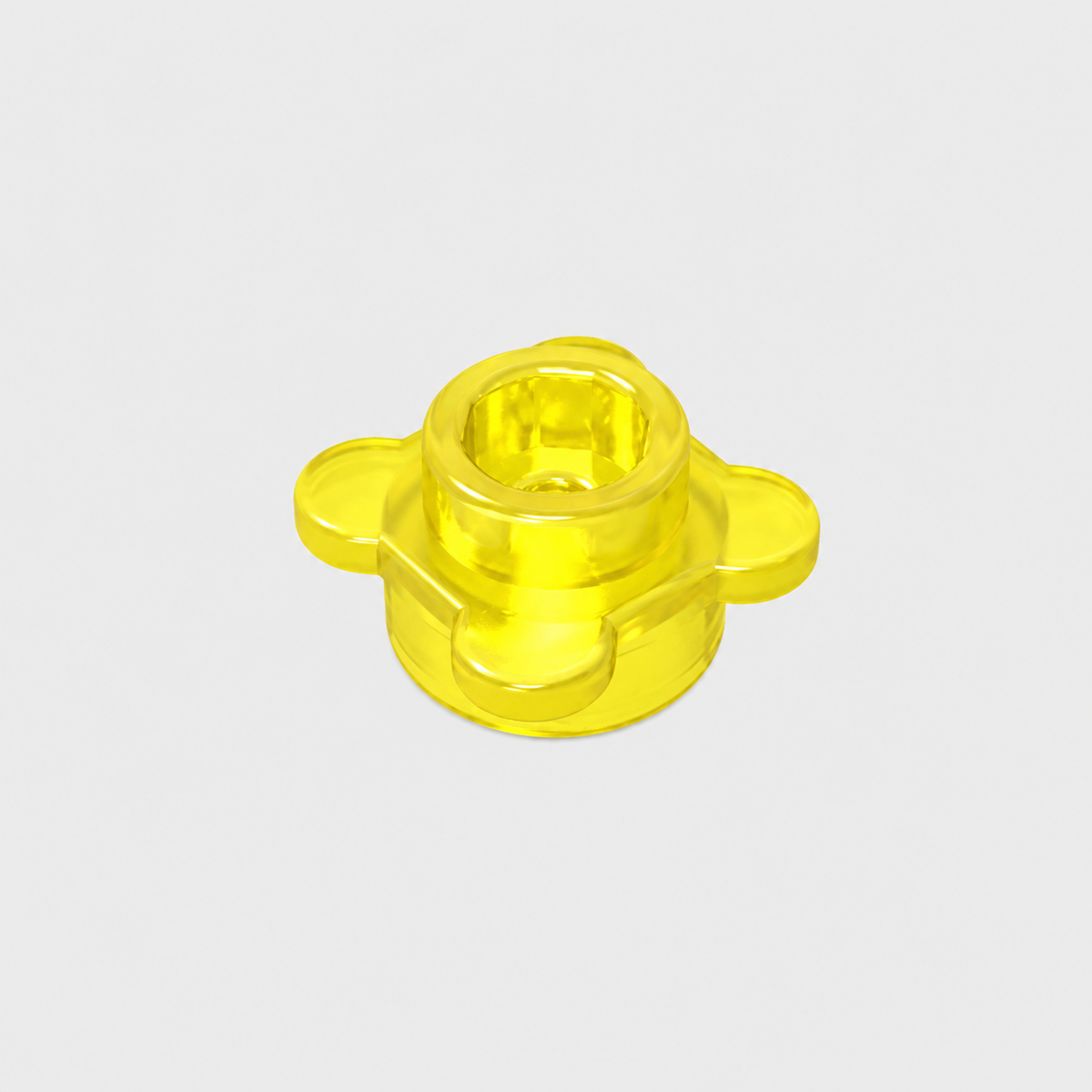33291 | Plate, Round 1 x 1 with Flower Edge (4 Knobs / Petals)