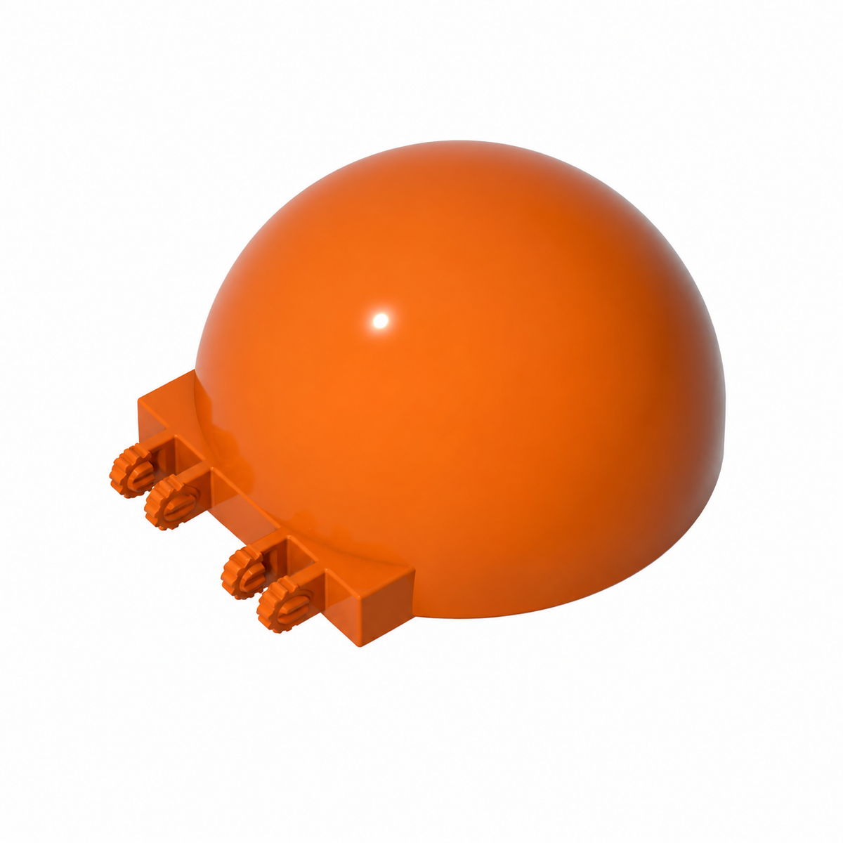 50747 | Windscreen 6 x 6 x 3 Canopy Half Sphere with Dual 2 Fingers