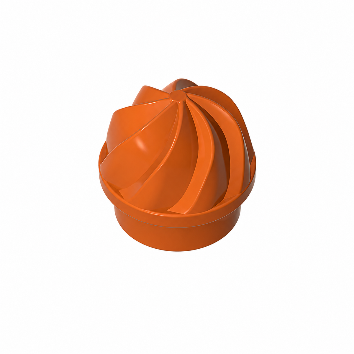 15470 | Plate, Round 1 x 1 with Vertical Swirl / Twist