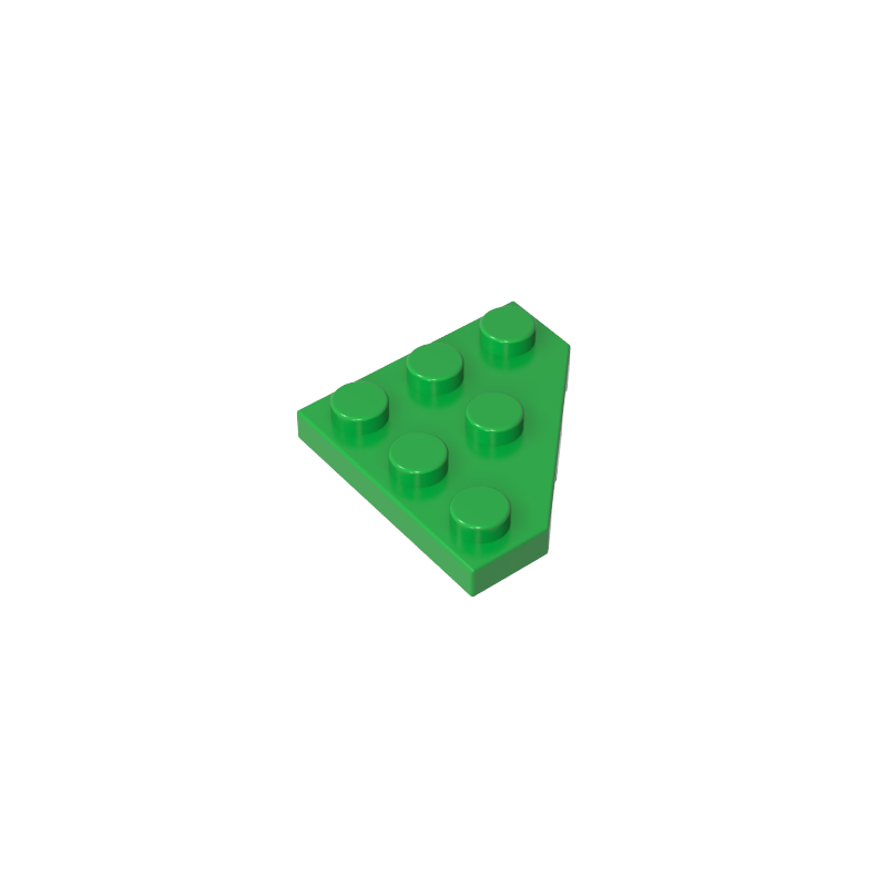 2450 | Wedge, Plate 3 x 3 Cut Corner