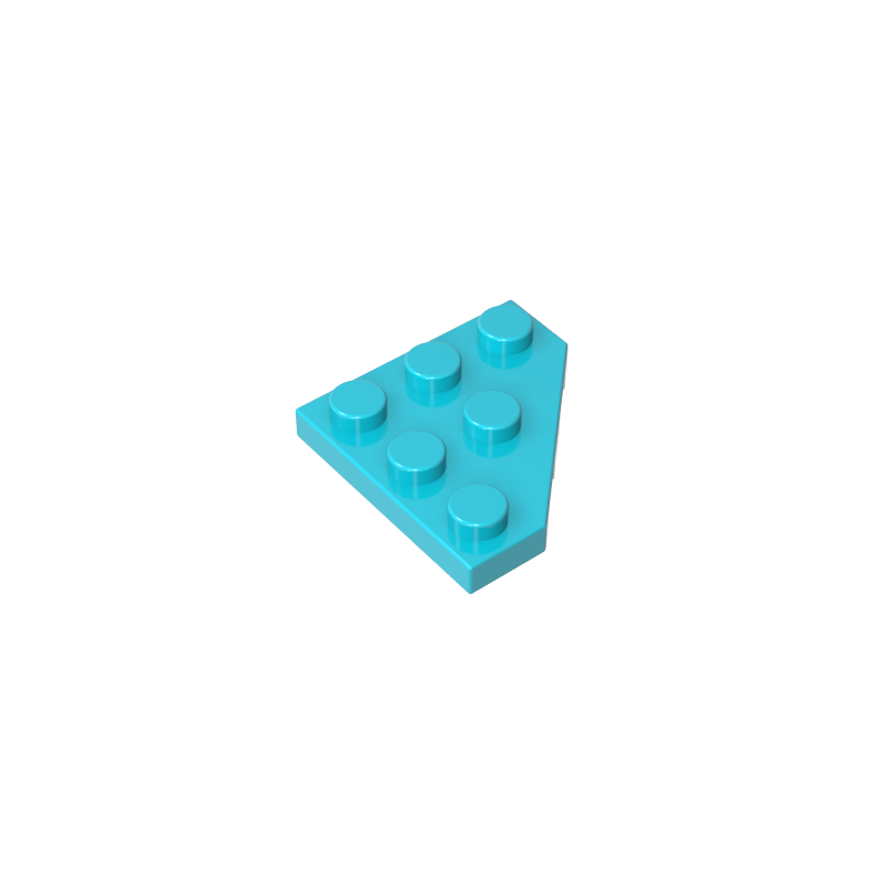 2450 | Wedge, Plate 3 x 3 Cut Corner