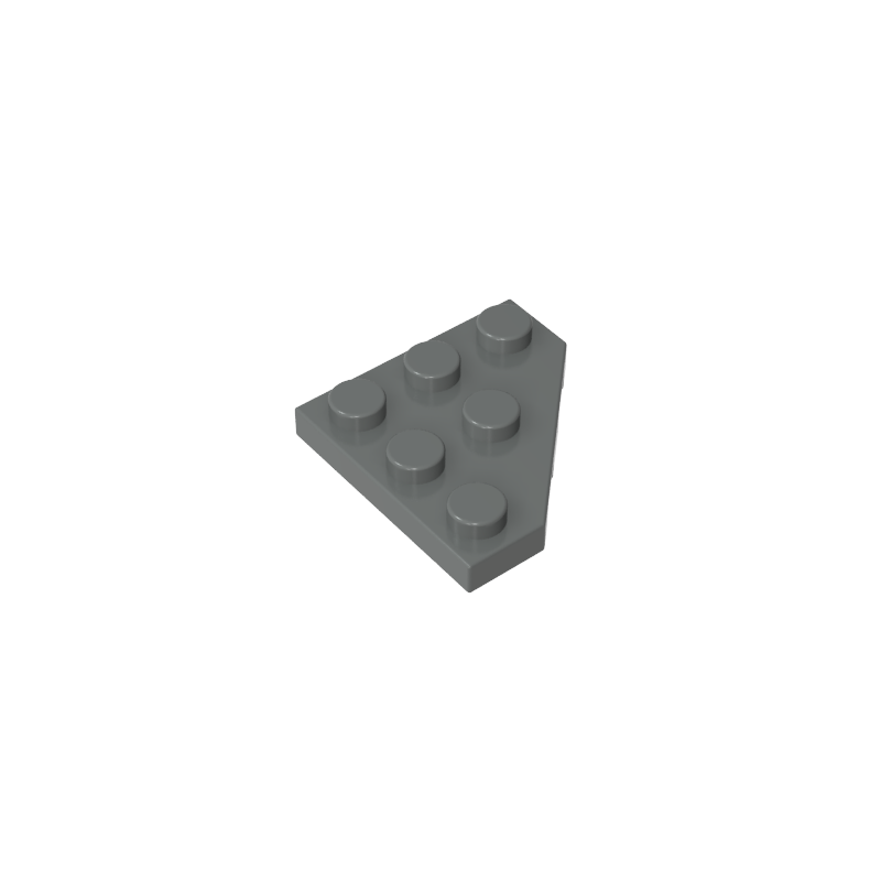 2450 | Wedge, Plate 3 x 3 Cut Corner