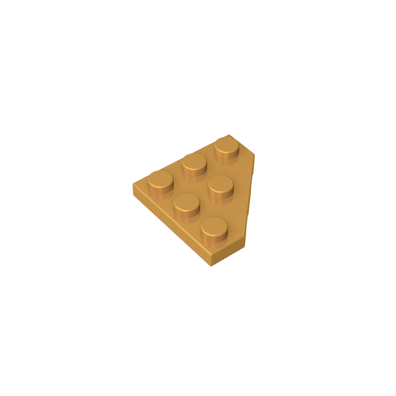 2450 | Wedge, Plate 3 x 3 Cut Corner