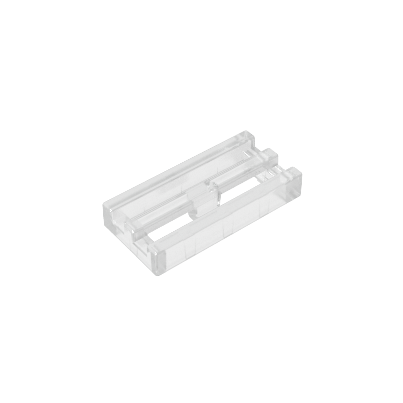 2412b | Tile, Modified 1 x 2 Grille without Bottom Groove / Lip