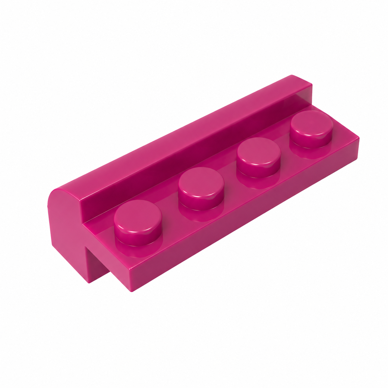6081 | Slope, Curved 2 x 4 x 1 1/3 with 4 Recessed Studs