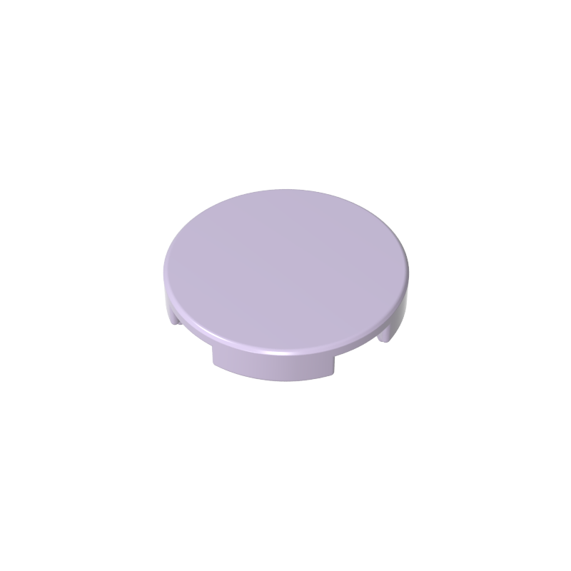 14769 | Tile, Round 2 x 2 with Bottom Stud Holder