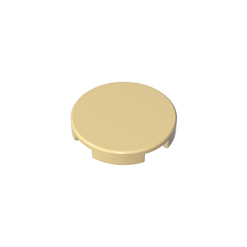 14769 | Tile, Round 2 x 2 with Bottom Stud Holder