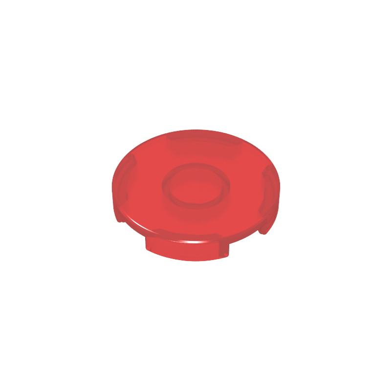 14769 | Tile, Round 2 x 2 with Bottom Stud Holder