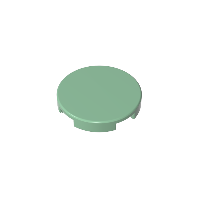 14769 | Tile, Round 2 x 2 with Bottom Stud Holder