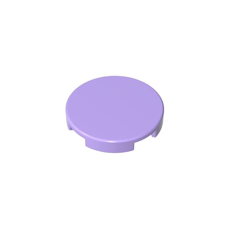14769 | Tile, Round 2 x 2 with Bottom Stud Holder