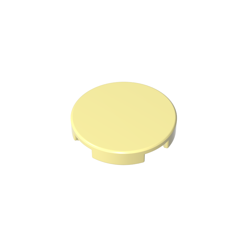 14769 | Tile, Round 2 x 2 with Bottom Stud Holder