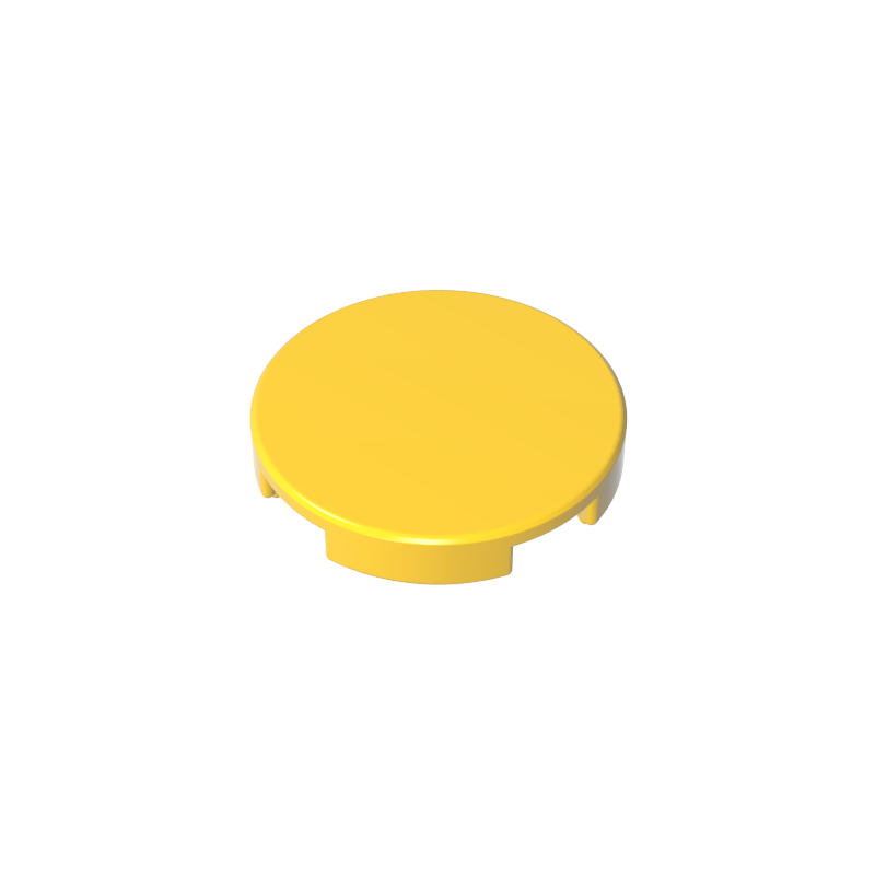 14769 | Tile, Round 2 x 2 with Bottom Stud Holder