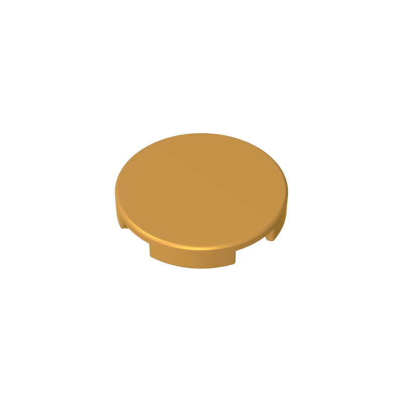 14769 | Tile, Round 2 x 2 with Bottom Stud Holder