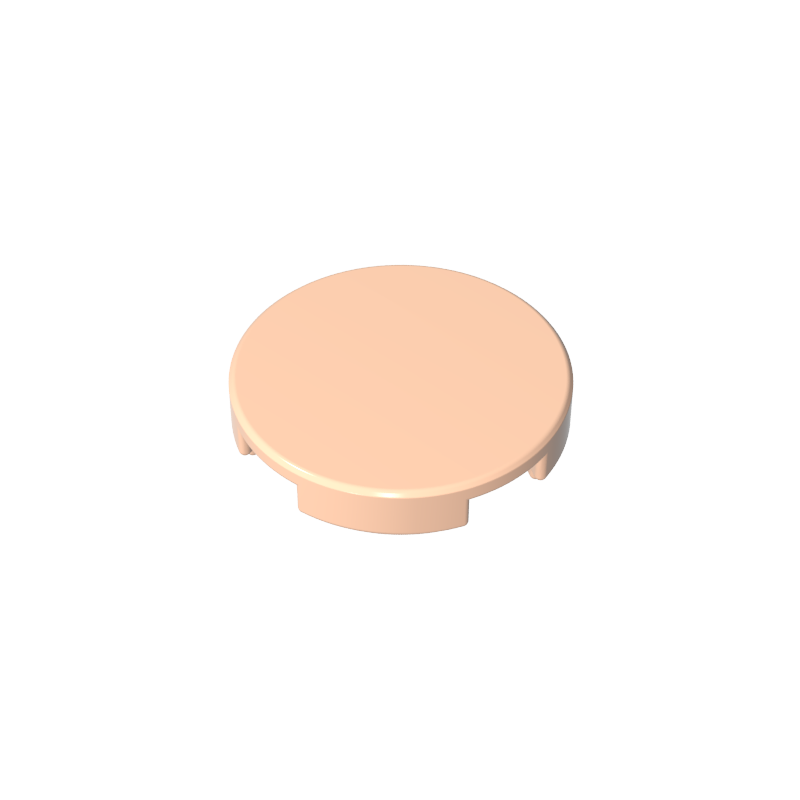 14769 | Tile, Round 2 x 2 with Bottom Stud Holder