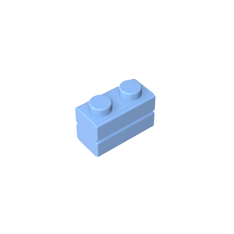 98283 | Brick, Modified 1 x 2 with Masonry Profile