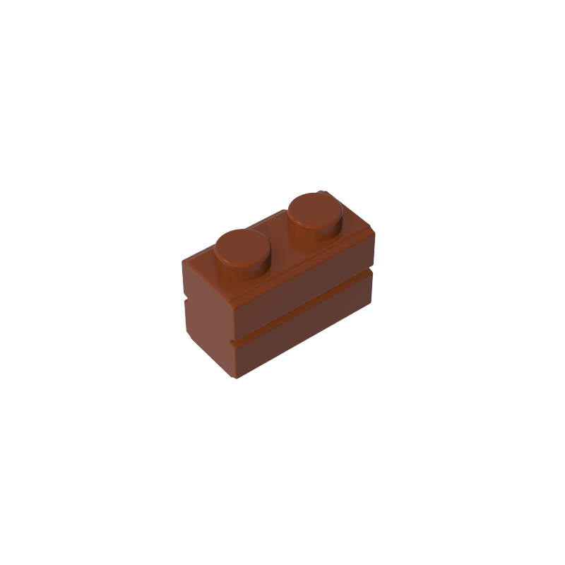 98283 | Brick, Modified 1 x 2 with Masonry Profile