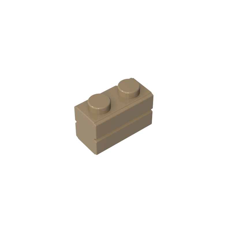 98283 | Brick, Modified 1 x 2 with Masonry Profile