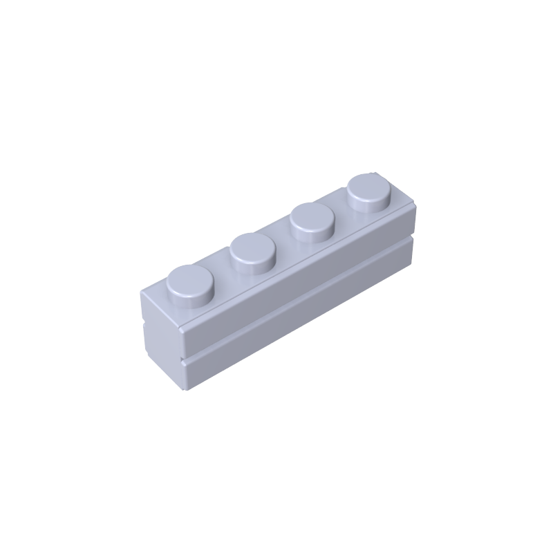 15533 | Brick, Modified 1 x 4 with Masonry Profile
