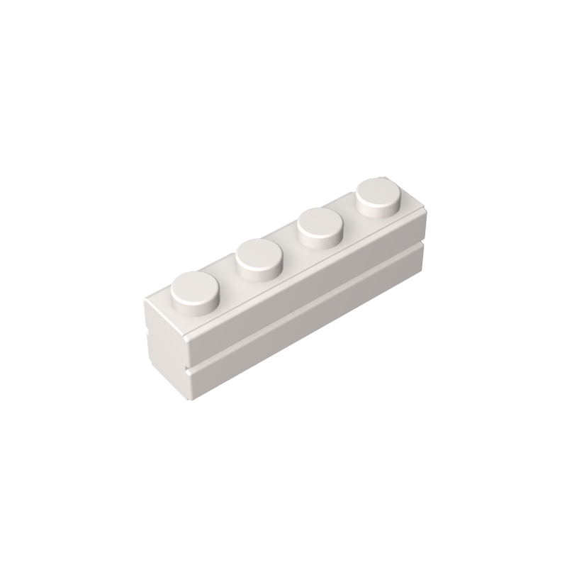 15533 | Brick, Modified 1 x 4 with Masonry Profile