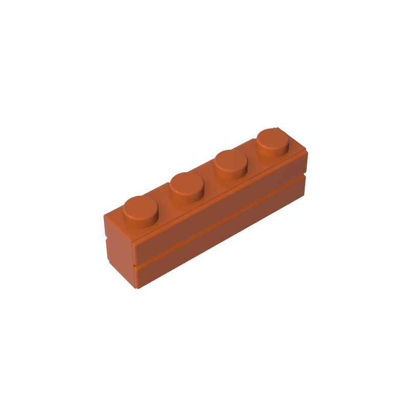 15533 | Brick, Modified 1 x 4 with Masonry Profile
