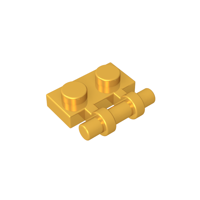 2540 | Plate, Modified 1 x 2 with Bar Handle on Side - Free Ends