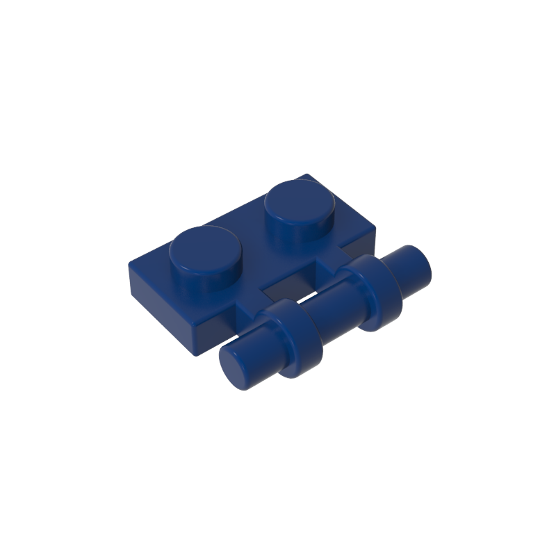 2540 | Plate, Modified 1 x 2 with Bar Handle on Side - Free Ends