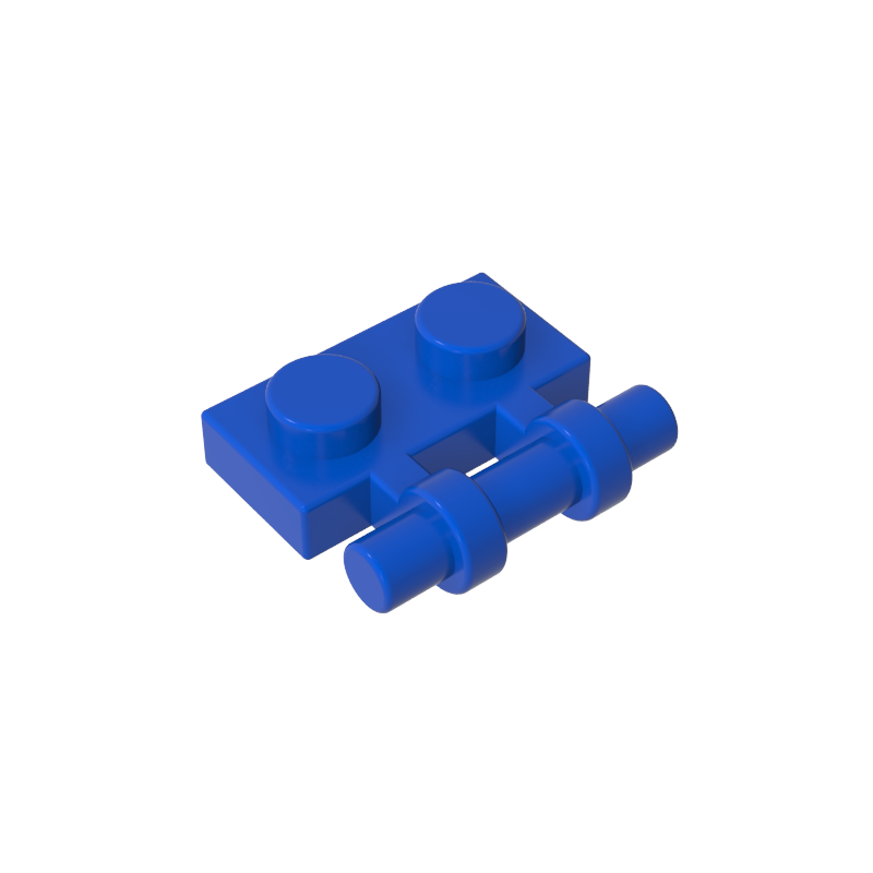 2540 | Plate, Modified 1 x 2 with Bar Handle on Side - Free Ends