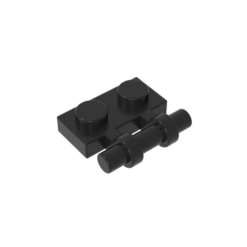 2540 | Plate, Modified 1 x 2 with Bar Handle on Side - Free Ends