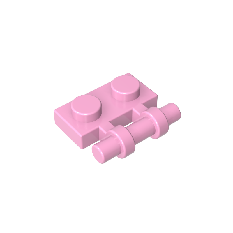 2540 | Plate, Modified 1 x 2 with Bar Handle on Side - Free Ends
