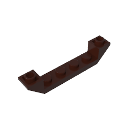 52501 | Slope, Inverted 45 6 x 1 Double with 1 x 4 Cutout
