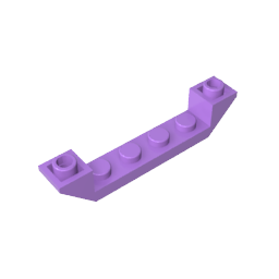 52501 | Slope, Inverted 45 6 x 1 Double with 1 x 4 Cutout