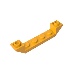 52501 | Slope, Inverted 45 6 x 1 Double with 1 x 4 Cutout