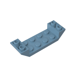 22889 | Slope, Inverted 45 6 x 2 Double with 2 x 4 Cutout