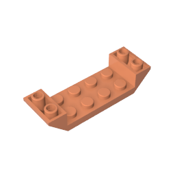 22889 | Slope, Inverted 45 6 x 2 Double with 2 x 4 Cutout