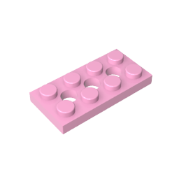 3709b | Technical Plate 2 x 4 with 3 Holes