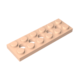 32001 | Technical Plate 2 x 6 with 5 Holes