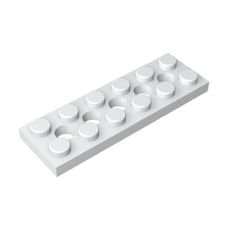 32001 | Technical Plate 2 x 6 with 5 Holes