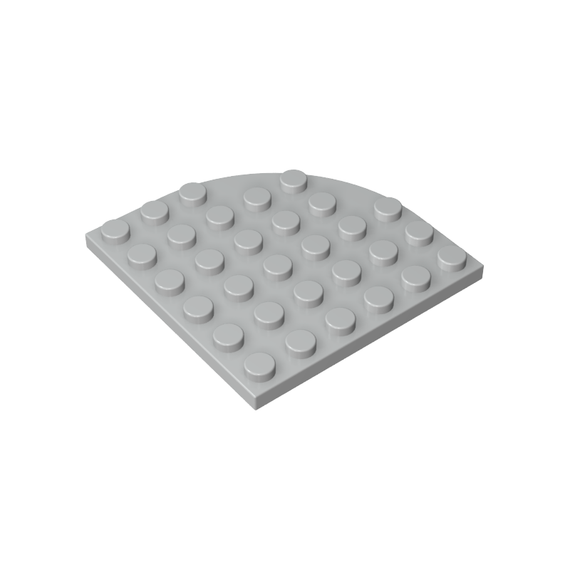 6003 | Plate, Round Corner 6 x 6