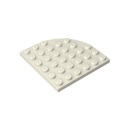 6003 | Plate, Round Corner 6 x 6