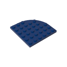 6003 | Plate, Round Corner 6 x 6