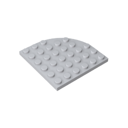 6003 | Plate, Round Corner 6 x 6