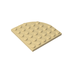 6003 | Plate, Round Corner 6 x 6